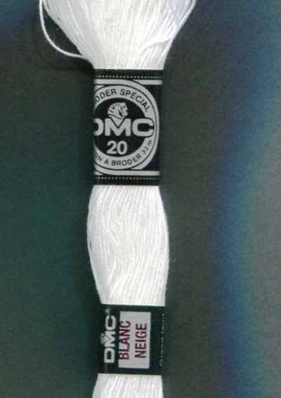 DMC Cotton 20 Colour Blanc